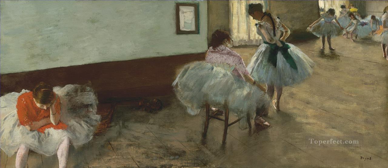 dance lesson Edgar Degas Oil Paintings
